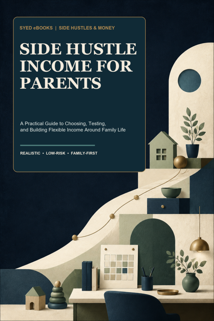 Side Hustle Income for Parents eBook cover