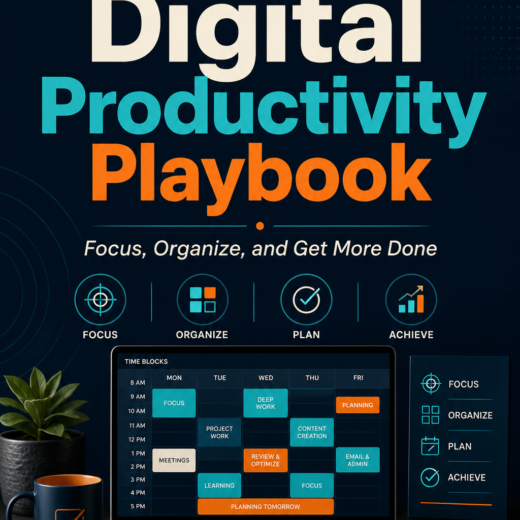 The Digital Productivity Playbook placeholder eBook cover